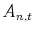 \displaystyle A_{n,t}