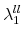  \lambda_{1}^{ll}