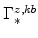  \Gamma^{z,kb}_{\ast}