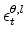  \epsilon_{t}^{\theta,l}