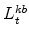 L^{kb}_{t}