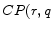  CP(r,q