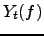 $ Y_{t}(f)$