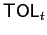 $ \mathsf{TOL} _{t}$